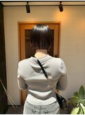 ボブ(ミニボブ)×プレイングカラー