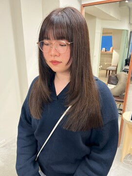 ペピンバイメルシー(pepin by merci.) ＊ オリーブブラウン  レイヤーカット