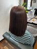 髪質改善ヘアカラー&髪質改善トリートメント10%OFF　￥11550→￥10395