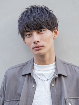 シティ(CITY) 小久保styleフェザーパーマフェザーショートグレーエンドカラー