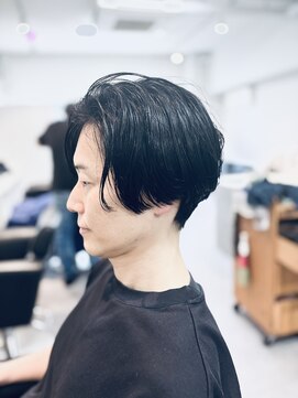 マジック 関目店(magic) 清潔感抜群!!ブルーブラック×センターパート