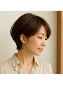 前下がりショートミセススタイル 20代 30代 40代 50代 60代