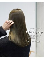 アリー 原宿 表参道(ALLY)&nbsp;ALLY松村　ブリーチなしカラーで作るオリーブベージュ