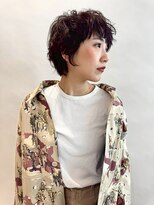 サニーズ(SUNNY'S by CONKS) グランマッシュパーマ×暗めカラーデザインカラー