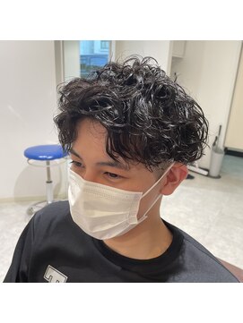オシャマ ヘアー サンク 二川店(Oshama hair CinQ5) 無造作スパイラルパーマ