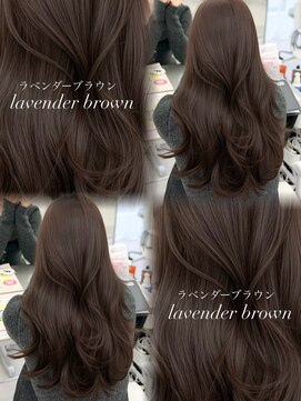アマトウキョウスマートサロン(AMA TOKYO×Smart Salon) 韓国ヘア　透明感カラー　ラベンダーブラウン