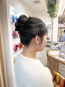 ヘアセット/アップスタイル/結婚式ヘア/パーティーヘア/西新