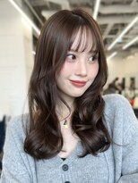 ガーデントウキョウ(GARDEN Tokyo)&nbsp;ミディアムロング/チョコレートカラー/小顔カット/艶カラー