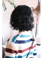ジーン カットクラブ レディース(GENE CUTCLUB Lady's)&nbsp;ボブ×ナチュラルスパイラルパーマ