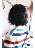 ボブ×ナチュラルスパイラルパーマ