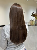 エンス 銀座(Ence)&nbsp;韓国顔周り/スモーキーカラー/ダークブラウン/髪質改善//銀座