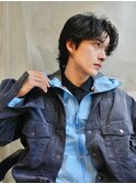 センターパート・ルーズパーマ・ニュアンスパーマ