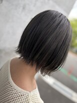 プリエ(Plie) 『切りっぱなしボブ*カーキグレージュ』