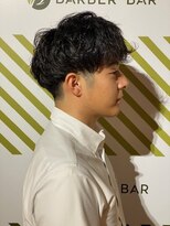 バーバーバー 四谷(BARBER-BAR) ビジネス爽やかエアリースパイラルマッシュ