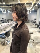 イトシテ&nbsp;ボブ×ニュアンススパイラルパーマ　【鎌田隆雅】