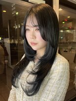 グラスヘア 石垣店(Grass Hair)&nbsp;ブルーブラック×レイヤーカット