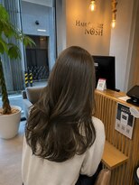 ヘアースパ ノッシュ 博多千代店(Hair Spa Nosh)&nbsp;Hair Spa Nosh 博多千代店/オリーブグレージュカラー/艶カラー