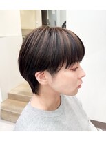 ユニークバイケンジ 町田(unique KENJE)&nbsp;ツーブロックショート×アンブレラカラー　K３
