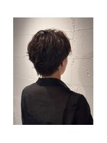 シーン 自由が丘(scene) 動きで遊べるパーマショート/ショートカット/顔回り/自由が丘