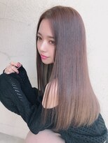 グロス(gloss)&nbsp;箕面豊中韓国風髪質改善縮毛矯正酸性ストレートスタイル