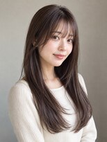 チャチャブラン アミー(cha-cha Blanc Amie)&nbsp;顔まわりレイヤー×ツヤ髪セミロング