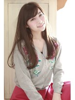 コーエン(cowen) 揺れる♪毛先カールの春先ストレート☆