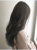 《Ｄ'ciel工藤富生》ロングゆる巻きスモーキーグレー♪