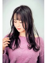 ビードロ 吉祥寺店(vi dro)&nbsp;♪かわいいシースルーバング黒髪風暗髪オリーブグレージュ