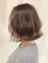 アルバム 銀座(ALBUM GINZA)&nbsp;オリーブアッシュ_外ハネボブアッシュブラウン_ba260781