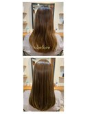 煌水ストレートスタイル　Before After
