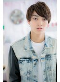 目力強調◎斜めバングサイドグラデーション韓国マッシュc1