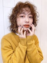 アイティーバイアルバム 藤沢店(IT by ALBUM) ボブパーマ_マッシュショートカーキグレージュ_8321