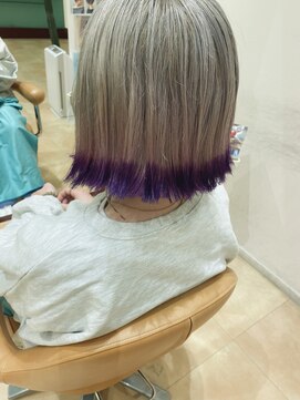 モリオ フロム ロンドン イオンモール 熊本店(morio FROM LONDON) 【morio熊本】ボブ×裾カラー.k