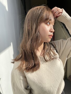 シカ(sica) ミルクティーベージュ　ブリーチ1回～