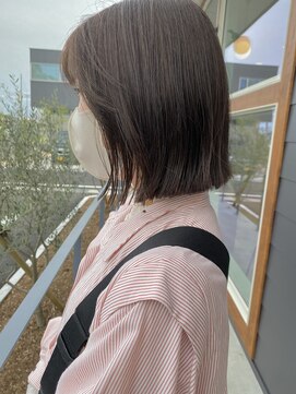 エムサロン 元総社(emusalon) 《Yachida》プツボブ×まろやかベージュ
