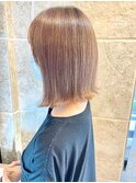 髪質改善ストレート×外ハネボブ