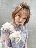 サマースタイル くびれボブウルフアレンジ【neolivecapu町田店】