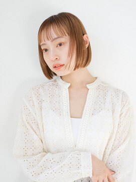 ヘアー アトリエ アオイトリ(hair atelier aoitori) 切りっぱなしボブ