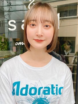 サンド 表参道(sand) 前下がりショートボブ可愛い20代30代表参道