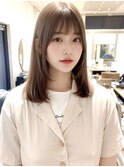 前髪×髪質改善 [髪質改善/縮毛矯正/レイヤーカット]韓国T
