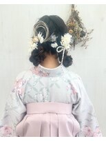 プランタン(Printemps)&nbsp;ガーリーゆるふわアップ 結婚式 二次会 お呼ばれ イベント