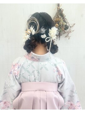 プランタン(Printemps) ガーリーゆるふわアップ 結婚式 二次会 お呼ばれ イベント