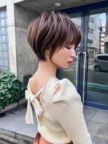 エル バイ ロンド 関(elle by Lond)&nbsp;高瀬慎也ショート/ボブ/顔周り/３０代/４０代/５０代/