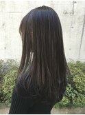 黒髪風ダークネイビーブルー