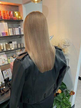 ログ(LOG) ハイトーンロングミルクティーベージュ