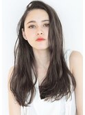 ラフ & ルーズな外国人風 × 無造作 semilong