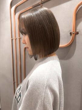 ロンド エスポワール 錦糸町(Lond espoir) ラベンダーミルクティー/暗めカラー/ブリーチなし/ボブ/錦糸町