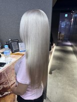 ペレ 栄店(PELE) ホワイトグレージュ/デジタルパーマ/チェリーブラウン/栄