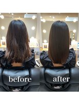 ツヤと髪 クリム(crim)&nbsp;髪質改善ヘアエステ　ミディアム　白髪染め　30代  ４0代  20代