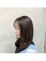 エント(ent)&nbsp;重めレイヤーカット＊レッドブラウン